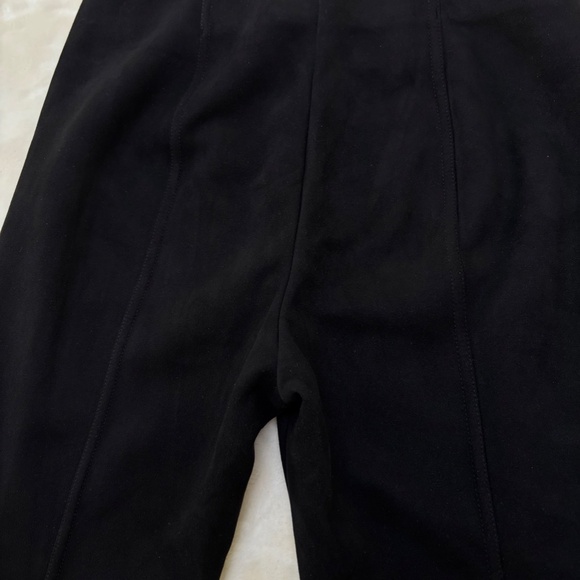 T BY TAHARI Black Pull On Black Faux Suede Pants Size S - Picture 9 of 12